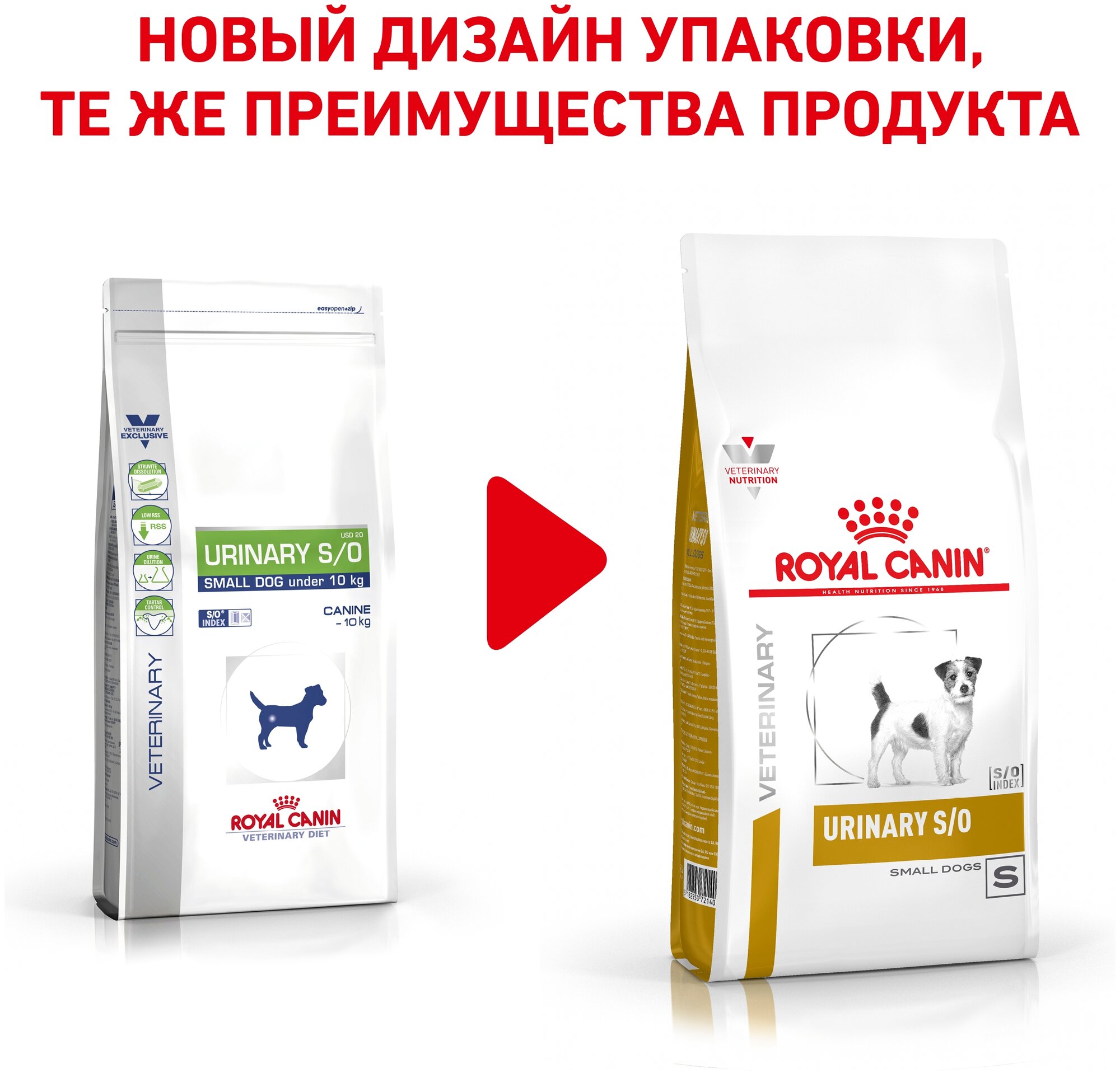 Сухой диетический корм Royal Canin Veterinary Diet Urinary для взрослых собак мелких пород при мочекаменной болезни, 1.5кг - фото №10