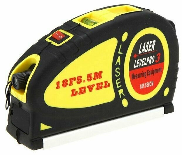 Уровень лазерный Laser LevelPro3 с рулеткой