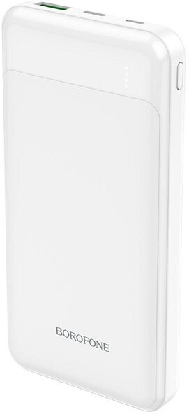 Внешний аккумулятор Borofone Power Bank BJ19 2xUSB PD 20W+QC3.0 10000mAh White 6974443381597