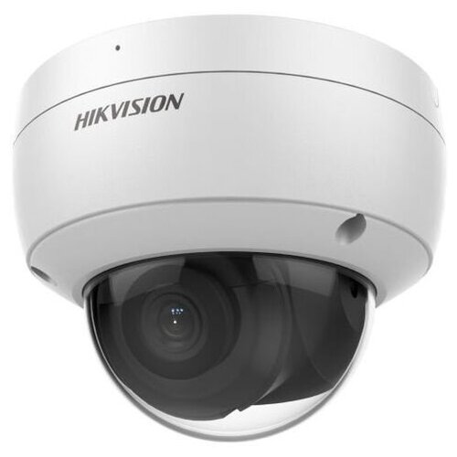 Камера видеонаблюдения IP Hikvision DS-2CD2143G2-IU(4mm) 4-4мм цветная корп: белый ip камера 8mp ir bullet ds 2cd2083g2 iu 2 8 hikvision