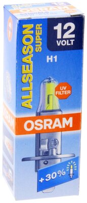 Osram H1 All-Season Bulb +30% Brightness 12V 55W 64150ALS (2PC)