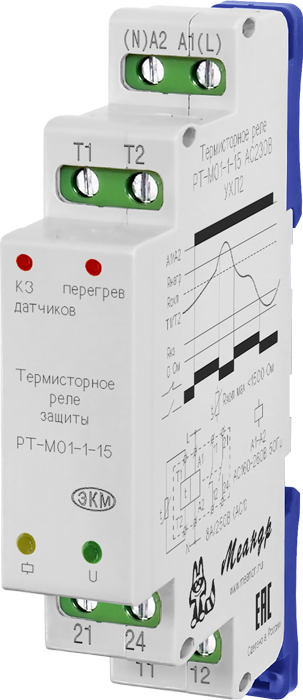 Реле РТ-М01-1-15 АС230В УХЛ4 | код.4640016939183 | Меандр (2шт. в упак.)