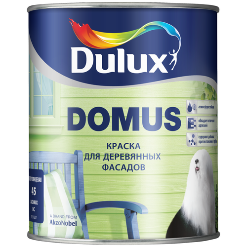 DULUX Domus база BC прозрачная краска для деревянных фасадов (2,5л)