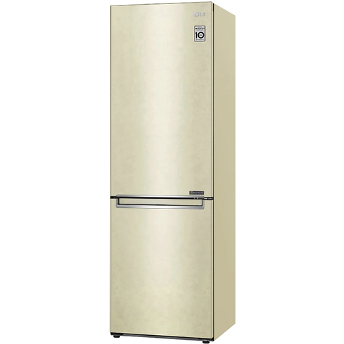 Холодильник LG Electronics/ 1860x595x68.2, холодильная камера 247 л, морозильная камера 127 л, Total No Frost, инверторный мотор, нижняя морозильная