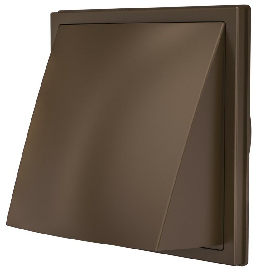 Вентиляционная решетка с клапаном ERA Street line 1515К511ФВ 150 x 150 мм коричневая