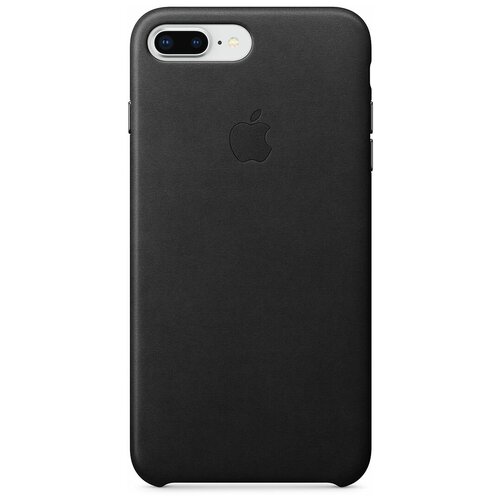Чехол Apple кожаный для iPhone 8 Plus / 7 Plus, black