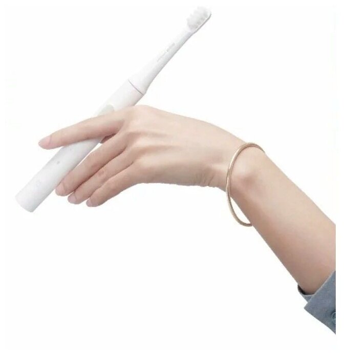 звуковая зубная щетка Xiaomi MiJia T100, белый - фотография № 4