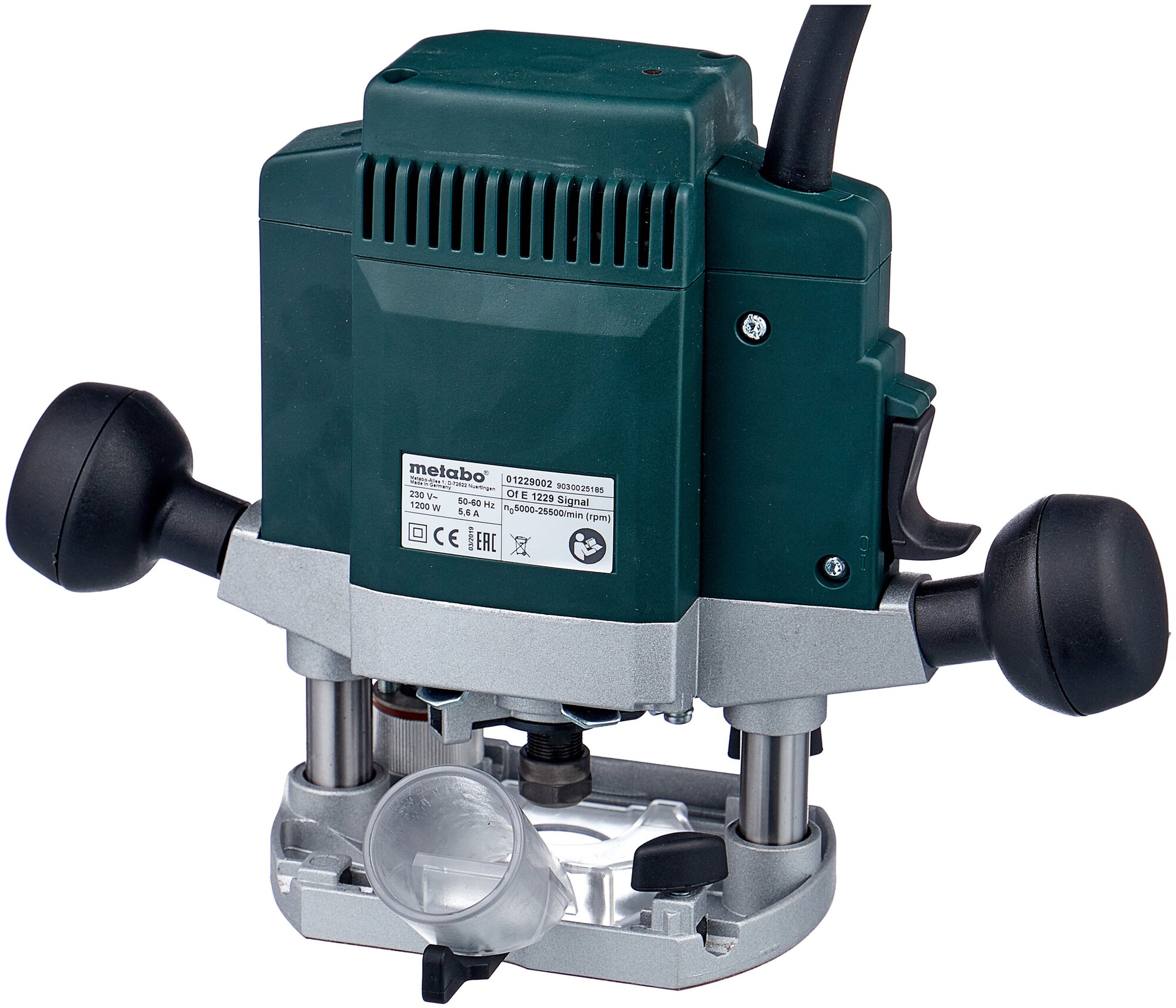 Вертикальный фрезер Metabo Of E 1229 Signal, 1200 Вт - фотография № 3