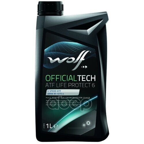 Масло Трансмиссионное Officialtech Atf Life Protect 6 1l Wolf Арт. 8305900 Wolf арт. 8305900