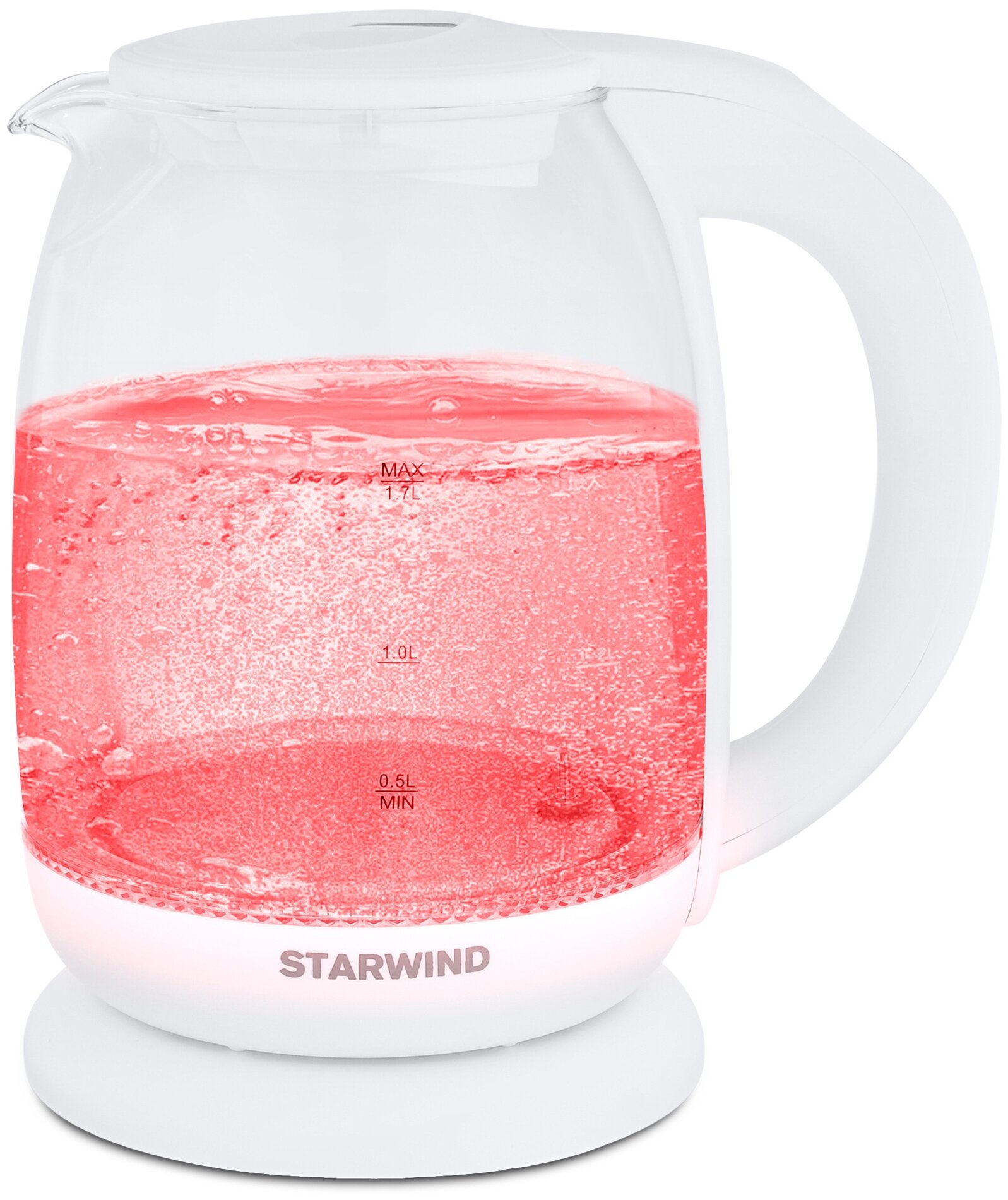 Чайник электрический STARWIND , 2200Вт, белый - фото №7