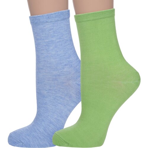 фото Комплект из 2 пар женских носков hobby line микс 4, размер 36-40