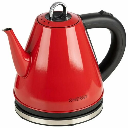 Чайник электрический Energy E-263 красный 12 л 950 Вт скрытый нагревательный элемент нержавеющая сталь 361500₽