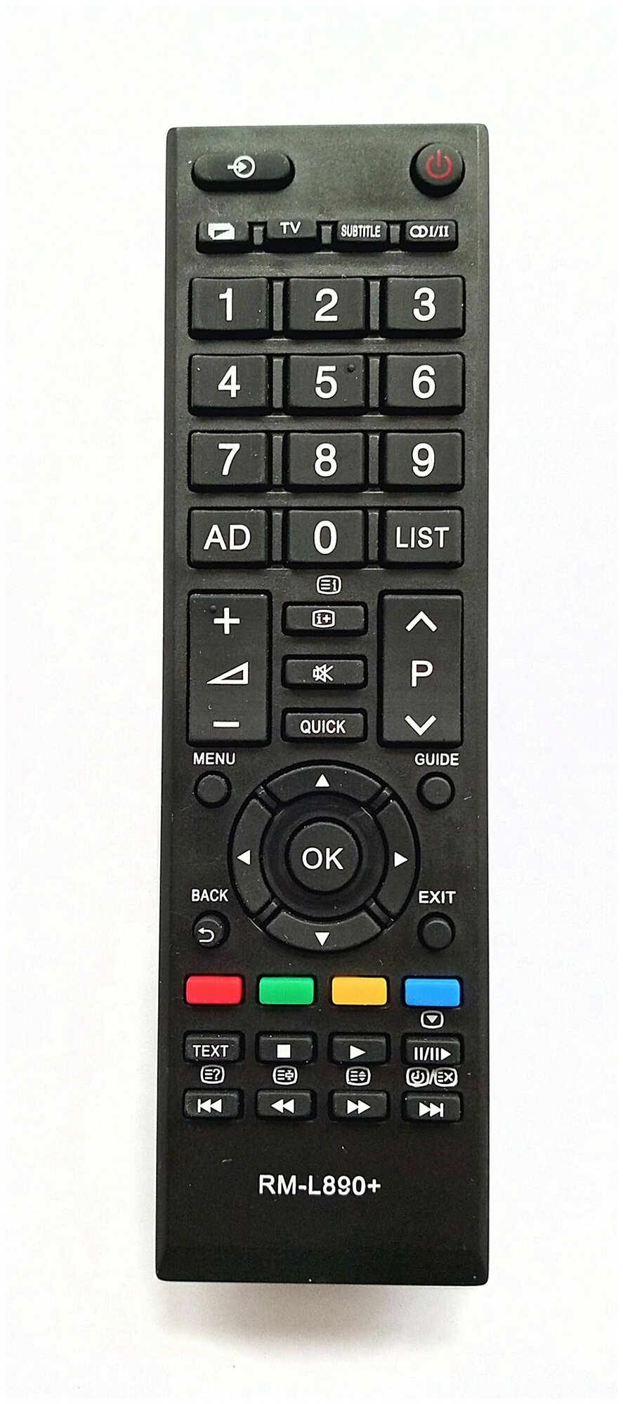 Универсальный пульт Toshiba RM-L890+(CT-90326) для телевизоров