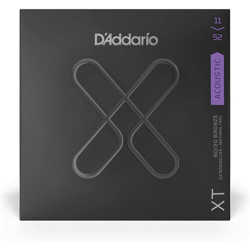 Струны D'ADDARIO XTABR1152 (11/52) струны для акустической гитары daddario xtabr1152