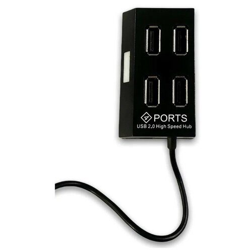 USB хаб разветвитель USB концентратор универсальный 4 порта черный 49000₽