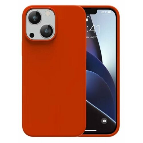 Чехол для смартфона с MagSafe Memumi Crystalloid Series Magnetic Liquid Silicone Case для iPhone 14 Plus 6.7" Red (AFC22595A)