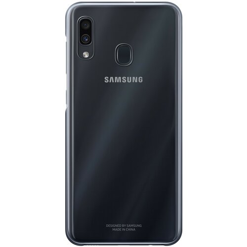 Чехол Samsung EF-AA305 для Samsung Galaxy A30 SM-A305F, черный стекло задней камеры для samsung a305 galaxy a30 в рамке черный