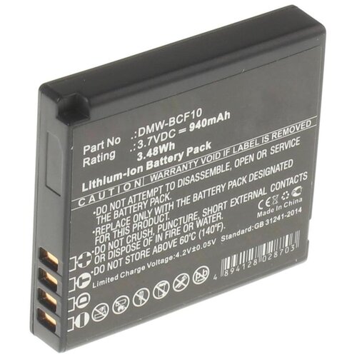 фото Аккумулятор ibatt ib-b1-f220 940mah для panasonic dmw-bcf10e, dmw-bcf10, cga-s009,