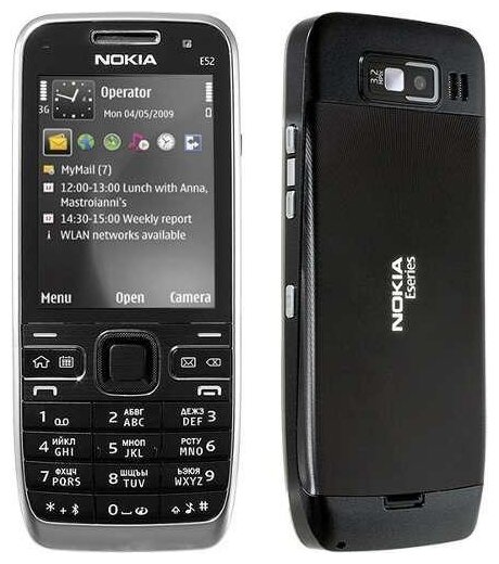 Смартфон Nokia E52, 1 SIM, черный
