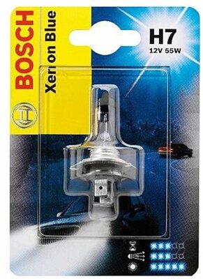 2x Bosch Xenon Blue Version 1987302075 Bulb Set H7 12V 55W Bulb