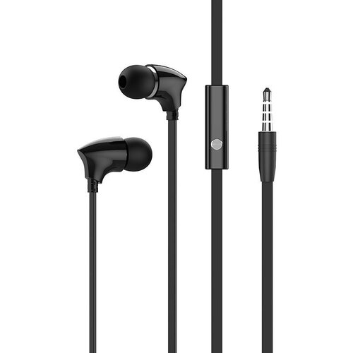 Гарнитура внутриканальная Borofone BM26 Rhythm 12м черная 33100₽