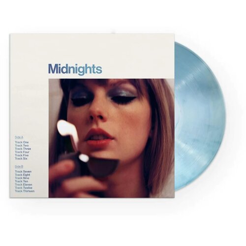 Taylor Swift – Midnights (Moonstone Blue Marbled Vinyl) taylor swift – midnights mahogany marbled vinyl