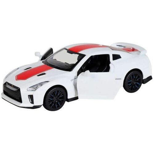 Масштабная модель Автопанорама JB1251473 Nissan GT-R (R35) белый 1:32