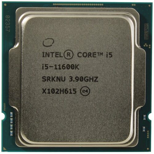 Процессор Intel Core i5-11600K LGA1200, 6 x 3900 МГц, OEM процессор intel core i7 11700k box без кулера rocket lake s 3 6 5 0 ггц 8core uhd graphics ххх 16мб 125вт s 1200 bx8070811700k