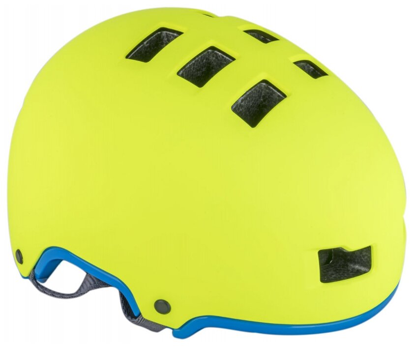 Шлем 8-9110422 универс/ВМХ/FREESTYLE Lynx X9 HARD SHELL 192 Yell-Neon/Blue-Neon 10 отверстий, суперпрочный неоново желто-голубой 54-58см AUTHOR