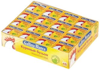 Gallina Blanca Бульон куриный с йодированной солью, 48 порц.