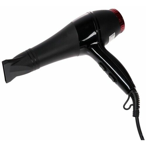 Фен Luazon LF-18 1600 Вт 2 скорости 3 температурных режима 2 насадки расчески черный 370200₽