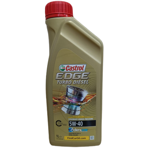 Castrol Масло Моторное Синтетическое Edge Turbo Diesel Titanium Fst 5w-40, 1л