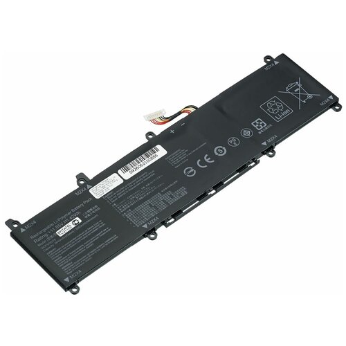 аккумулятор для asus x330fa 3g s330ua 8130gl s330ua ey637t vivobook s13 s330fa ey008t vivobook s13 s330ua ey00 c31n1806 Аккумуляторная батарея Pitatel BT-1530 для ноутбуков Asus VivoBook S13 S330, S13 X330, VivoBook K330, (C31N1806, C31PIJ1), 3600мАч