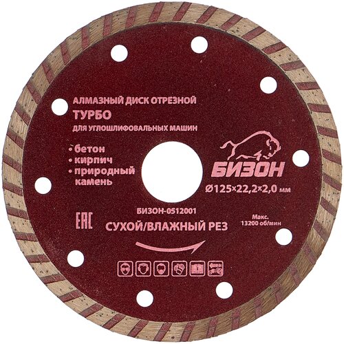 Бизон 0512001, 125 мм, 1 шт.