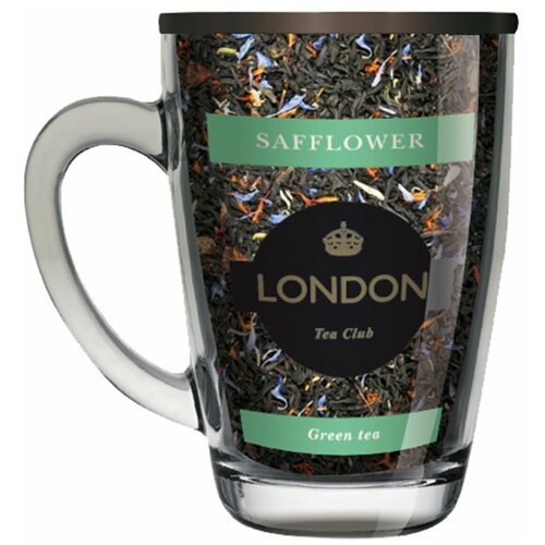 Чай зеленый London tea club Safflower подарочный набор, 70 г, 1 пак.