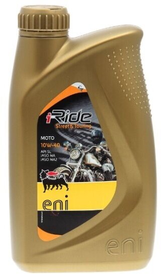 Моторное масло Eni i-Ride moto 10w-40 полусинтетическое 1 л