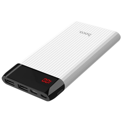 фото Аккумулятор hoco j28 shock power 10000 mah, белый