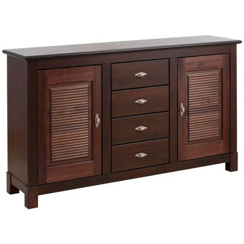 Комод для вещей с дверцами и ящиками деревянный Рауна 24