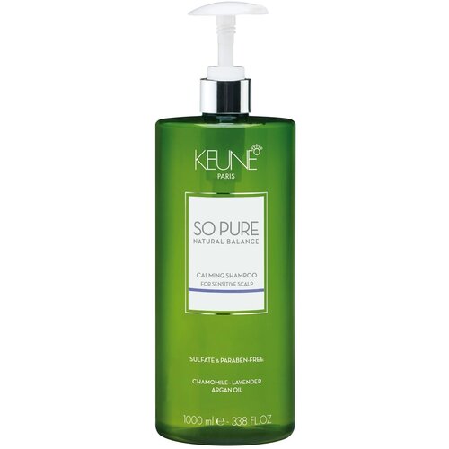 Keune So Pure Calming Shampoo Успокаивающий шампунь для всех типов волос 1000 мл