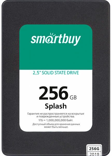 Твердотельный накопитель SmartBuy Splash 2019 256Gb SBSSD-256GT-MX902-25S3