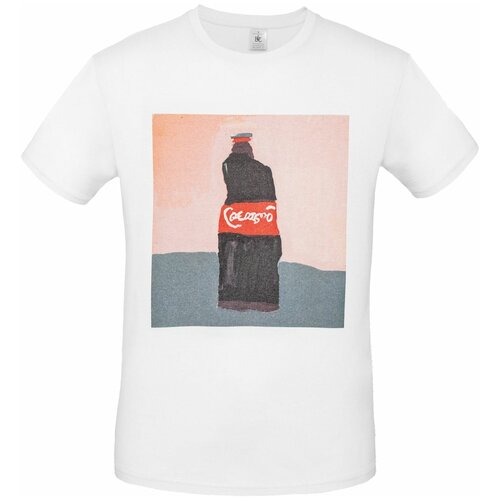 фото Футболка принтэссенция кола, размер 118-128, белый