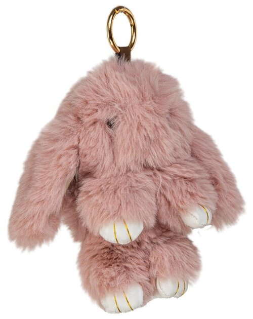 Брелок на сумку , рюкзак, ключи, пушистый милый кролик зайчик 16 СМ.