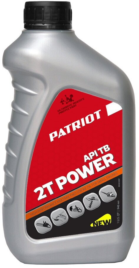 Масло для 2-тактных двигателей Patriot Power Active 2T минеральное 0,946 л (850030597)