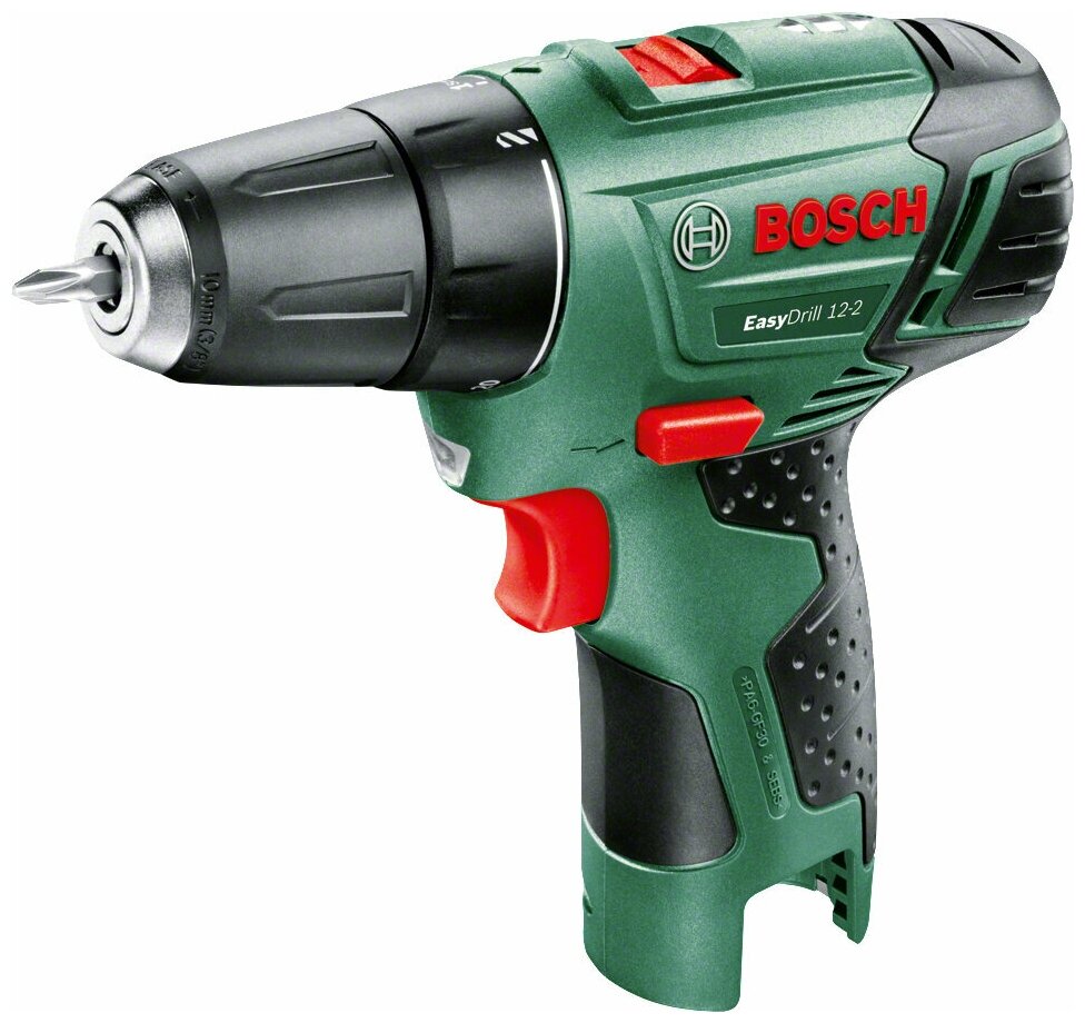 Аккумуляторная дрель-шуруповерт BOSCH EasyDrill 12-2 0603972A04 без аккумулятора - фотография № 1