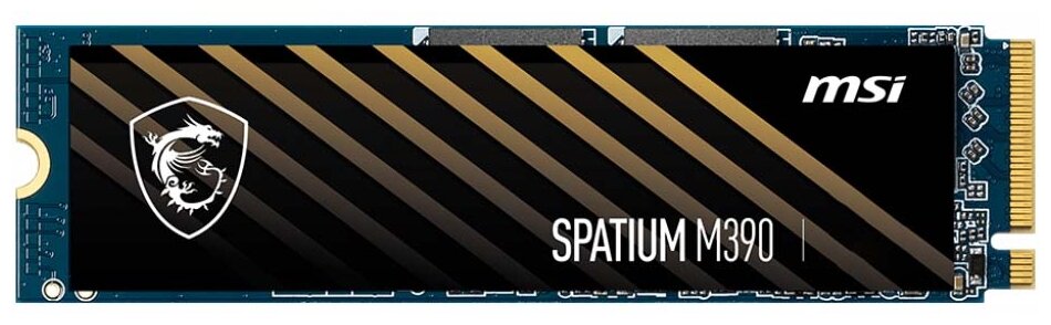 Накопитель SSD MSI Spatium M390 NVME M.2 500Gb - фото №1