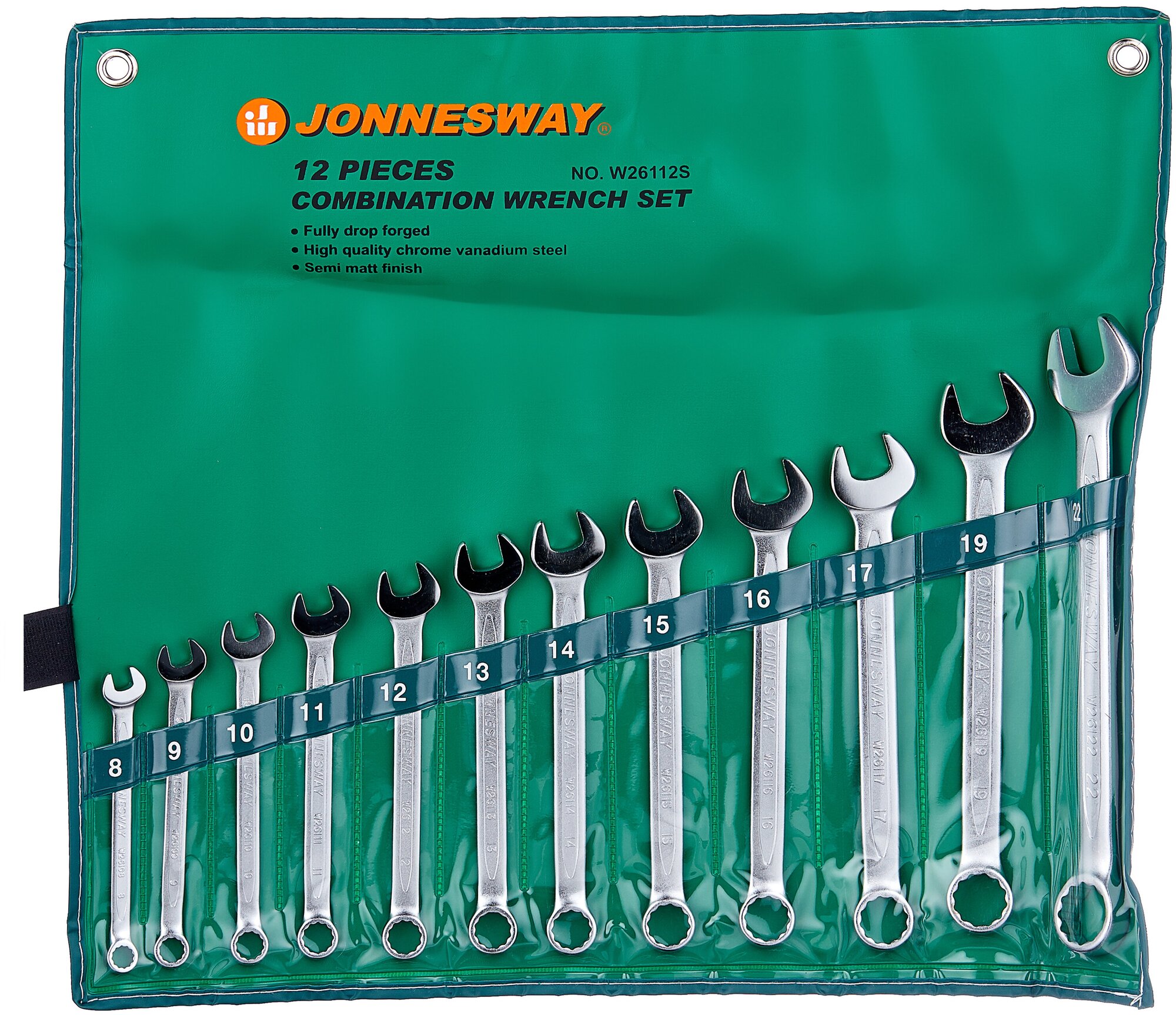 Набор инструментов JONNESWAY W26112S, 12 предметов [47355] - фото №1