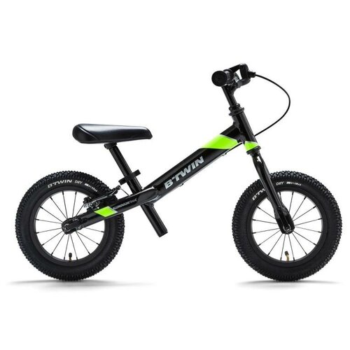 фото Беговел decathlon b'twin run ride 900 mtb, черный/зеленый