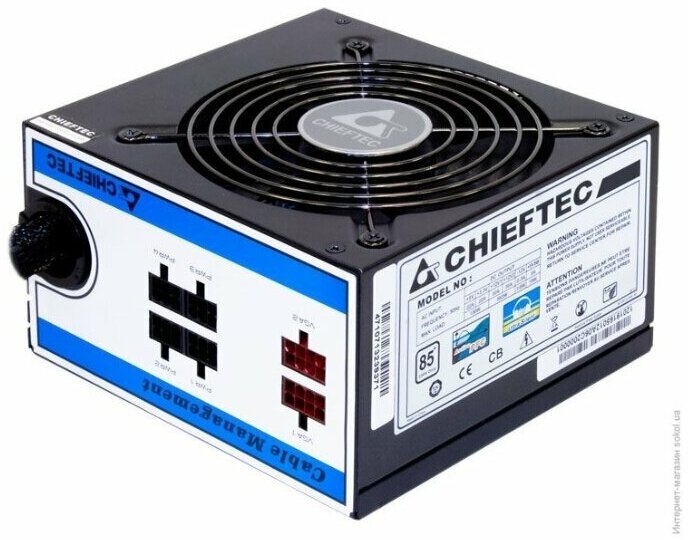 Блок питания ATX Chieftec 750W, Active PFC, RGB Rainbow 120mm fan, 80 PLUS BRONZE, Cable Management Retail - фото №5