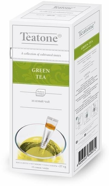 Чай зеленый Teatone 15 пак А-Трейд - фото №5