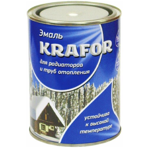 Эмаль Krafor для радиаторов 0,9кг 26312